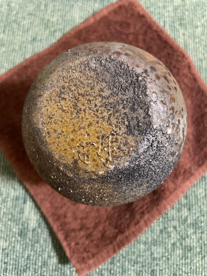 備前焼　希少　灰かぶり　徳利(3)