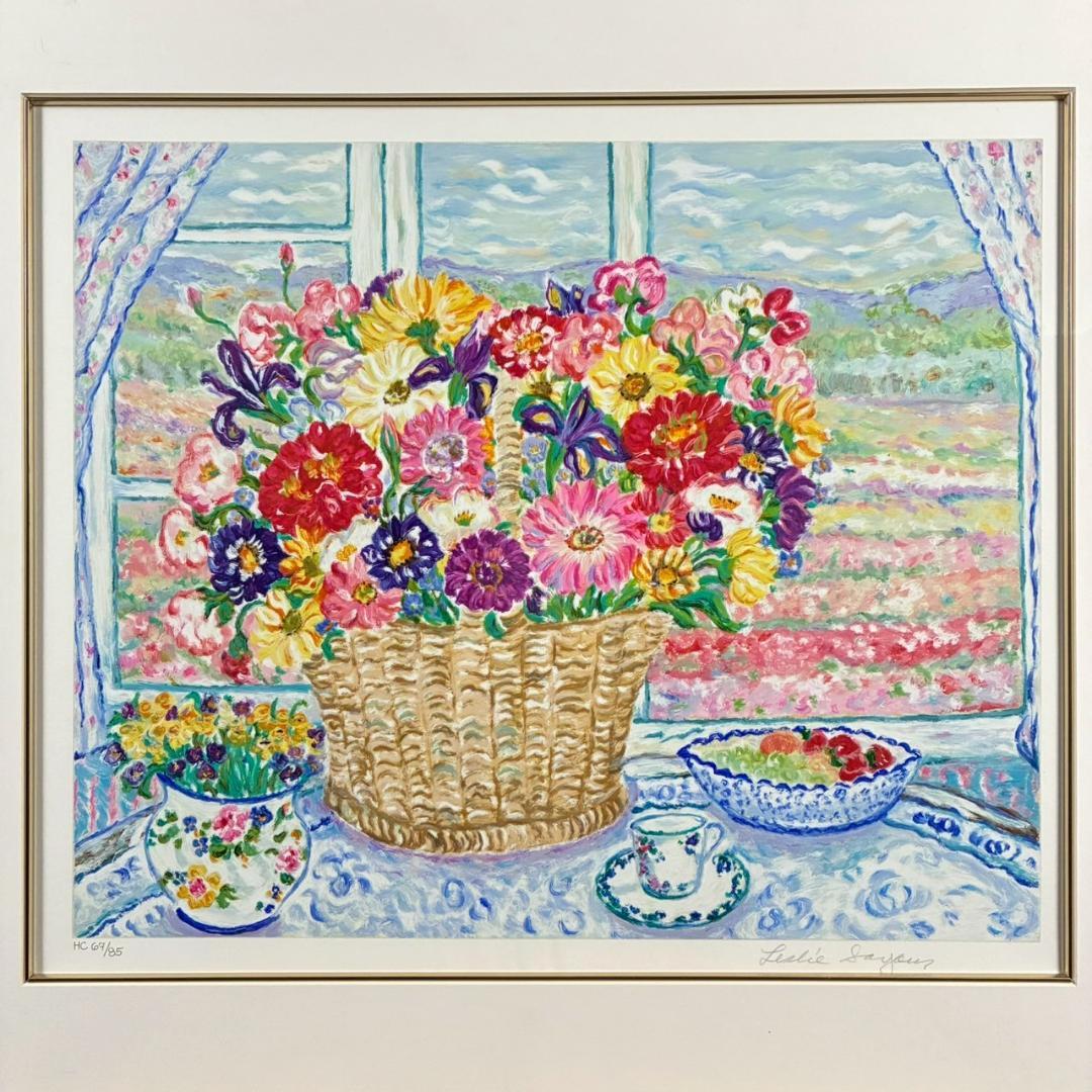 レスリー・セイヤー「インスピレーション」シルクスクリーン 直筆サイン入