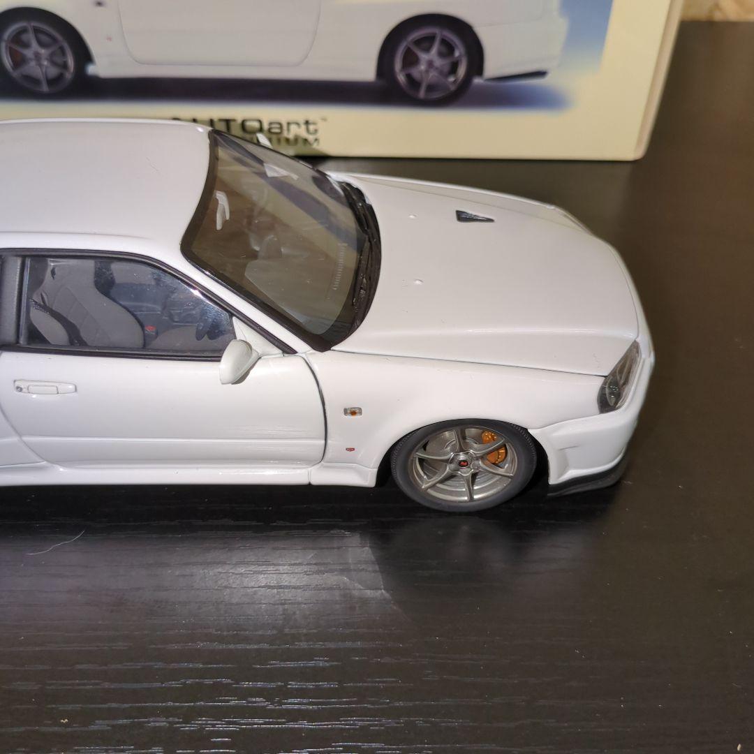 オートアート1/18 スカイライン GT-R R34 VスペックII