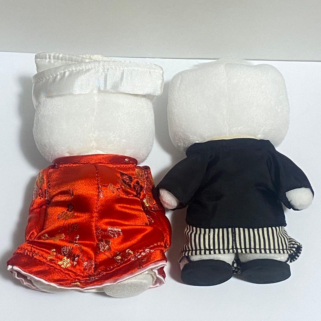 ハローキティ ダニエル 結婚式衣装 ウエディング 和装 ぬいぐるみ 2個セット