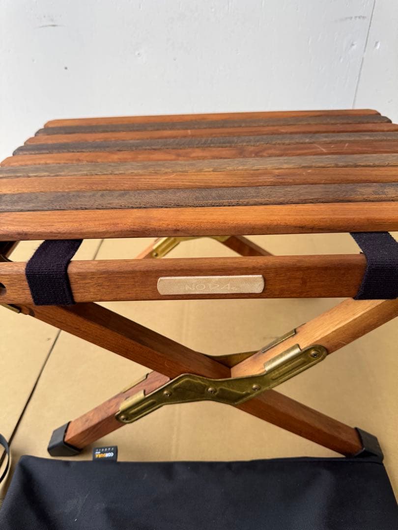 最終値下げ　 ノラズ　サイドテーブル特注品ウォールナット／ミリタリーNora's