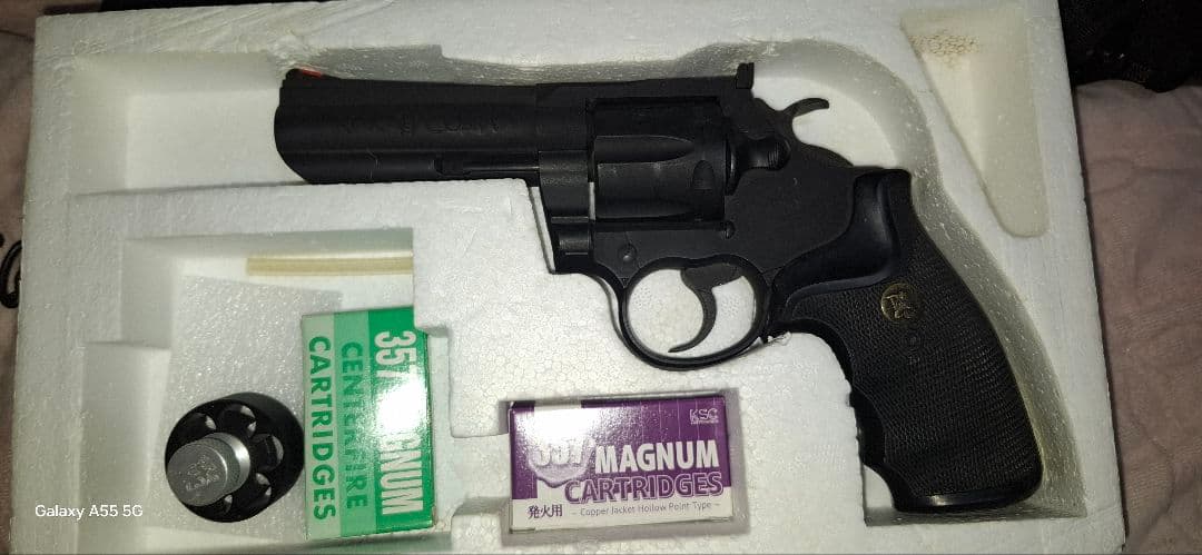 ksc コルト　キングコブラ　発火式　HW　モデルガン　スピードローダー　遊戯銃