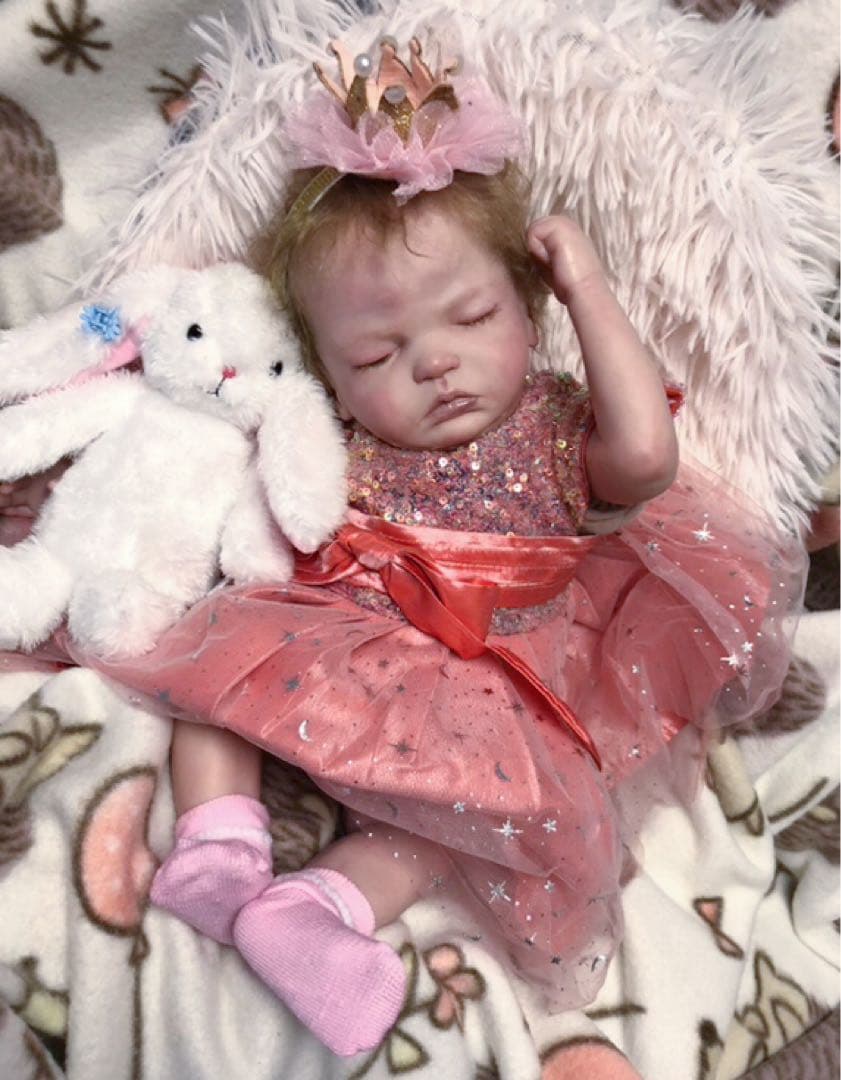 タイムセール♪正規キット刻印あり♪色白こぶりな赤ちゃん　リボーンドール