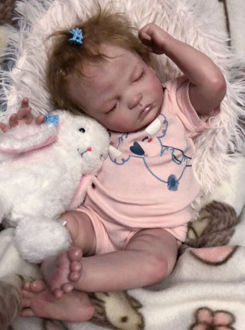 タイムセール♪正規キット刻印あり♪色白こぶりな赤ちゃん　リボーンドール