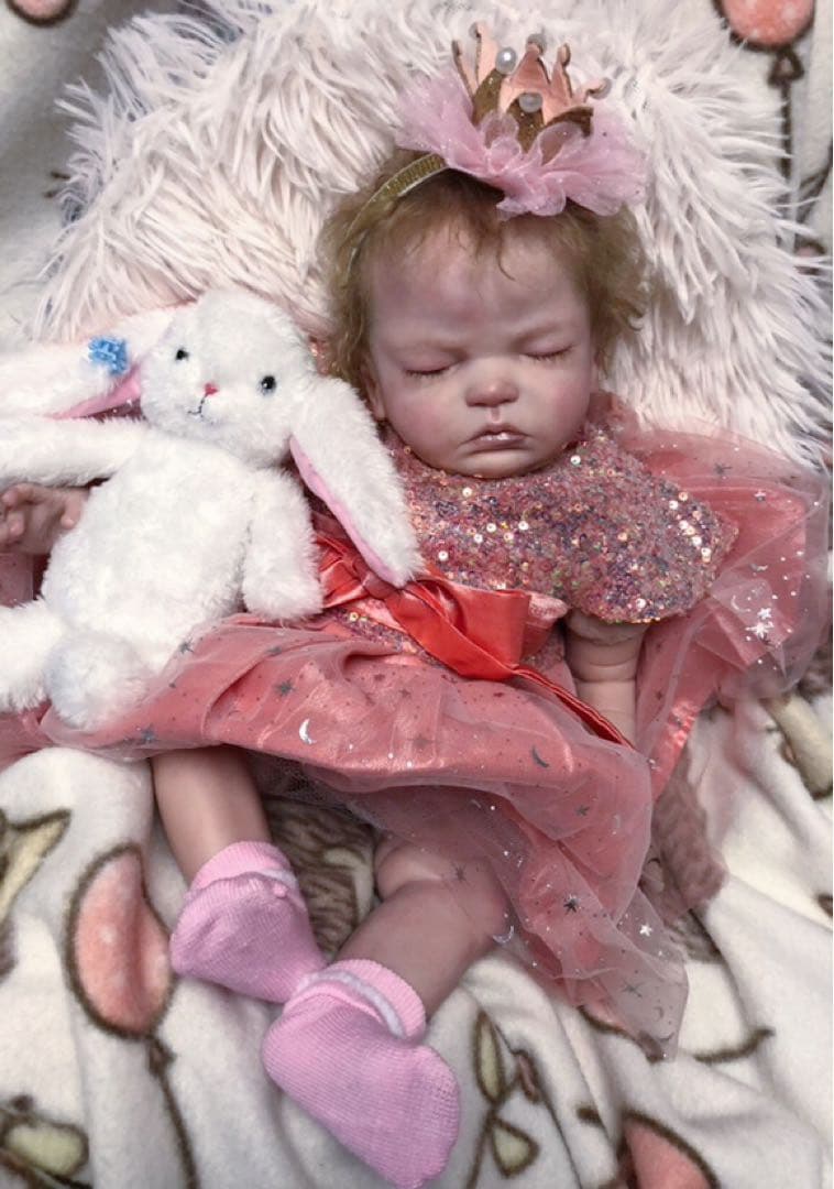 タイムセール♪正規キット刻印あり♪色白こぶりな赤ちゃん　リボーンドール