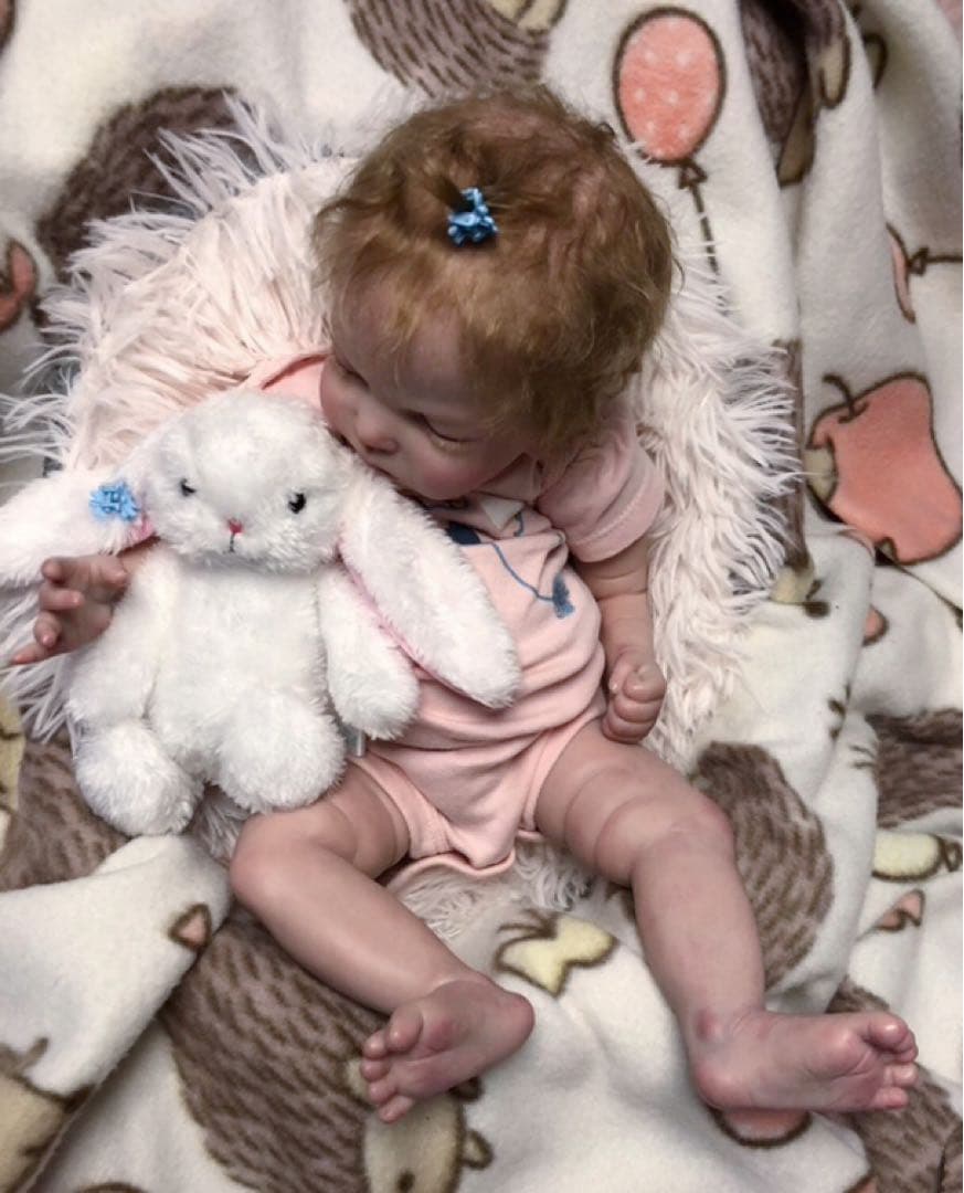 タイムセール♪正規キット刻印あり♪色白こぶりな赤ちゃん　リボーンドール