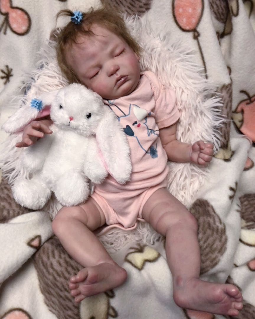 タイムセール♪正規キット刻印あり♪色白こぶりな赤ちゃん　リボーンドール