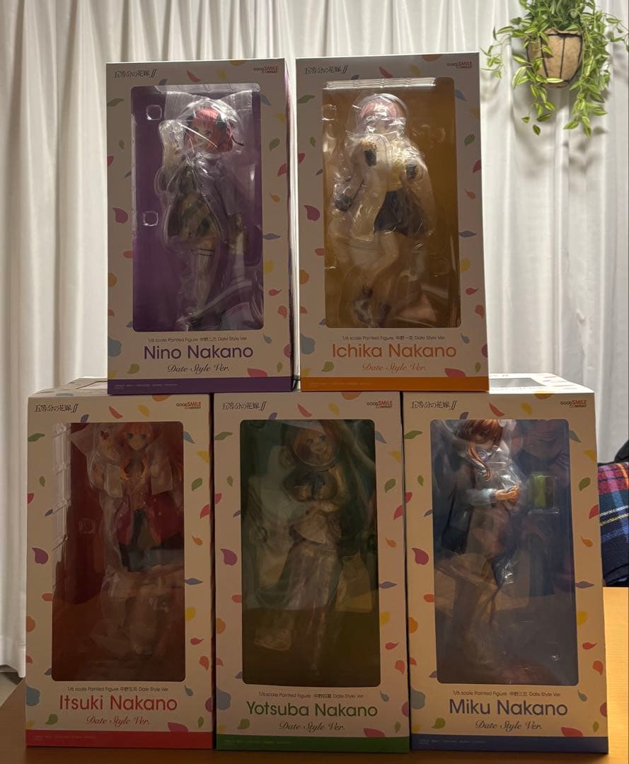 五等分の花嫁 Date style 一花 二乃 三玖 四葉 五月