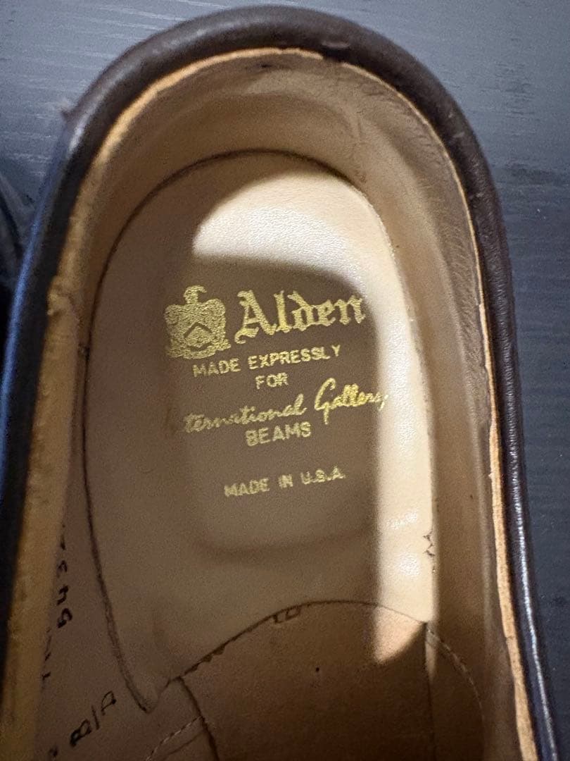 インターナショナルギャラリービームス 別注ALDEN / コードバン Vチップ