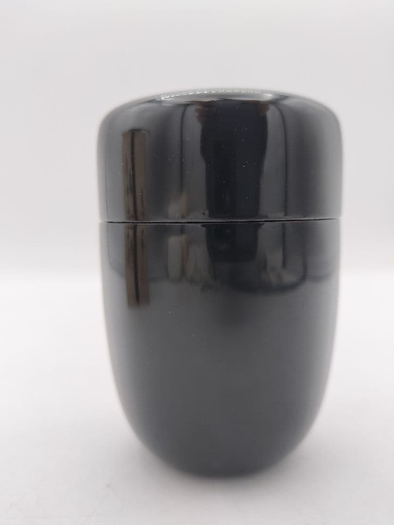 c547【新品・未使用】長棗 菊垣蒔絵 佐々木麗峰 木箱 茶道具