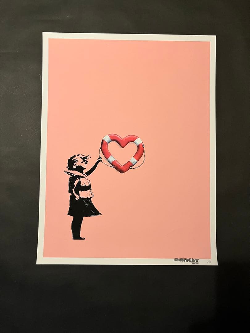 バンクシー BANKSY ポスター バルーン オリジナル