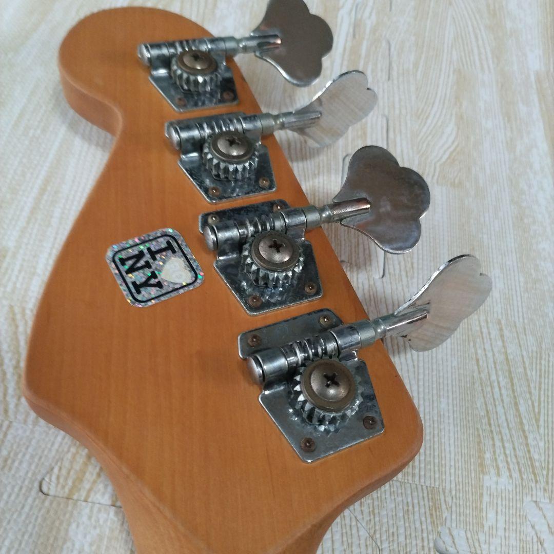 ダークブルー ジャズベーススタイルエレキベース