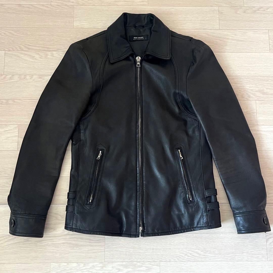 【名作】ルードギャラリー シープスキン シングルライダーズジャケット 2 ロック