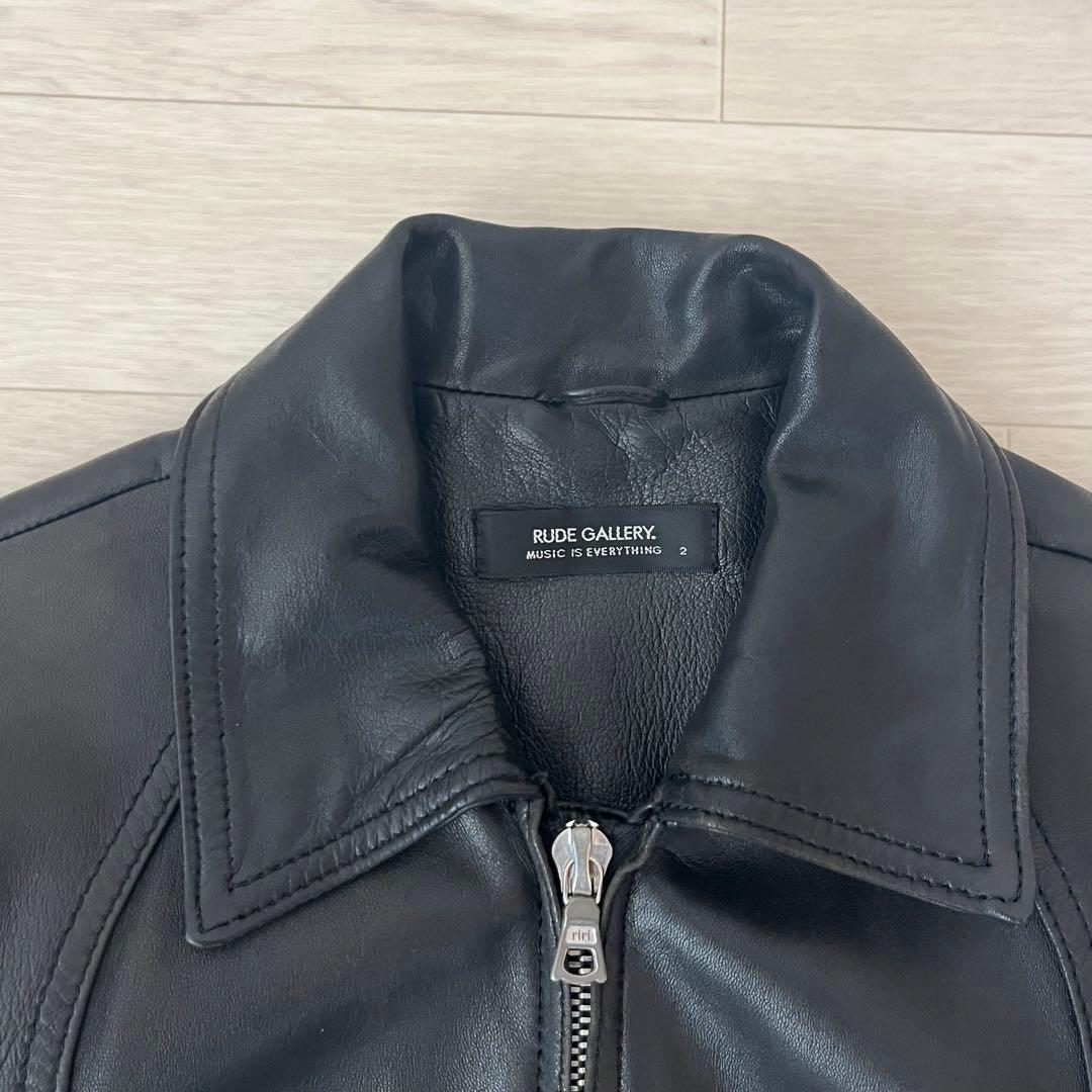 【名作】ルードギャラリー シープスキン シングルライダーズジャケット 2 ロック