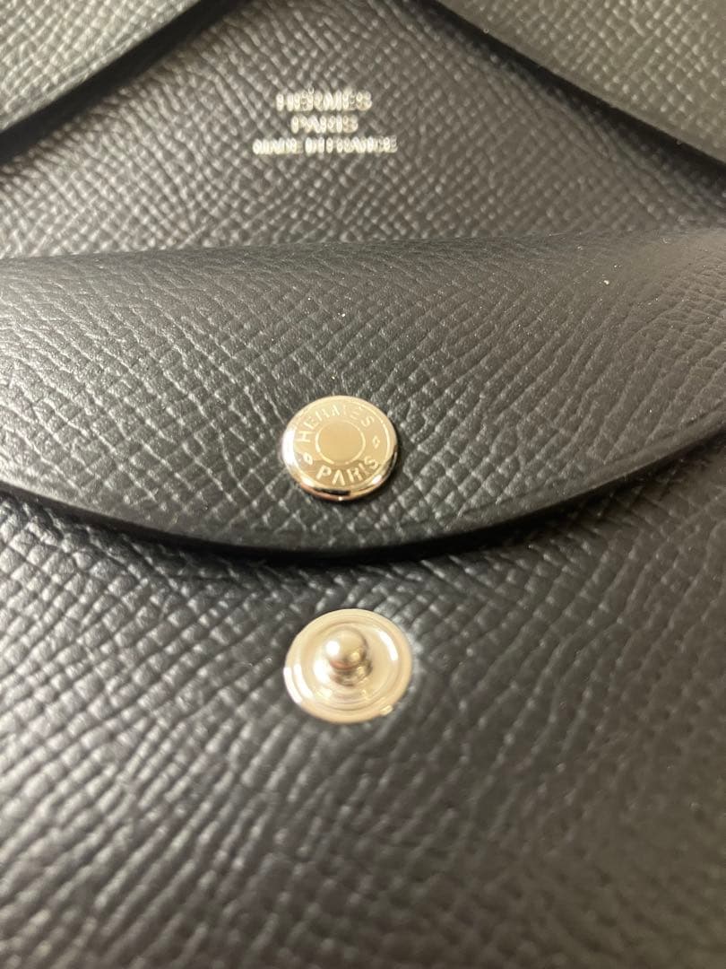 【値下】HERMES エルメス カルヴィデュオ エプソン ノワール 黒