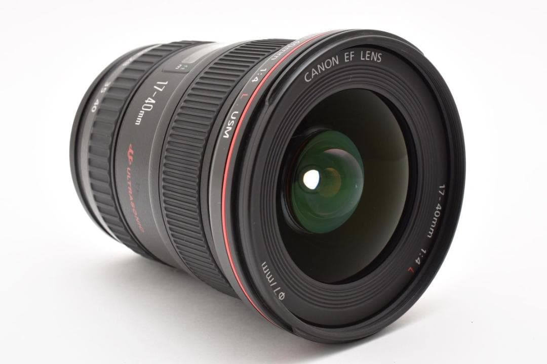 美品　フィルター付　Canon EF17-40mm F4L USM