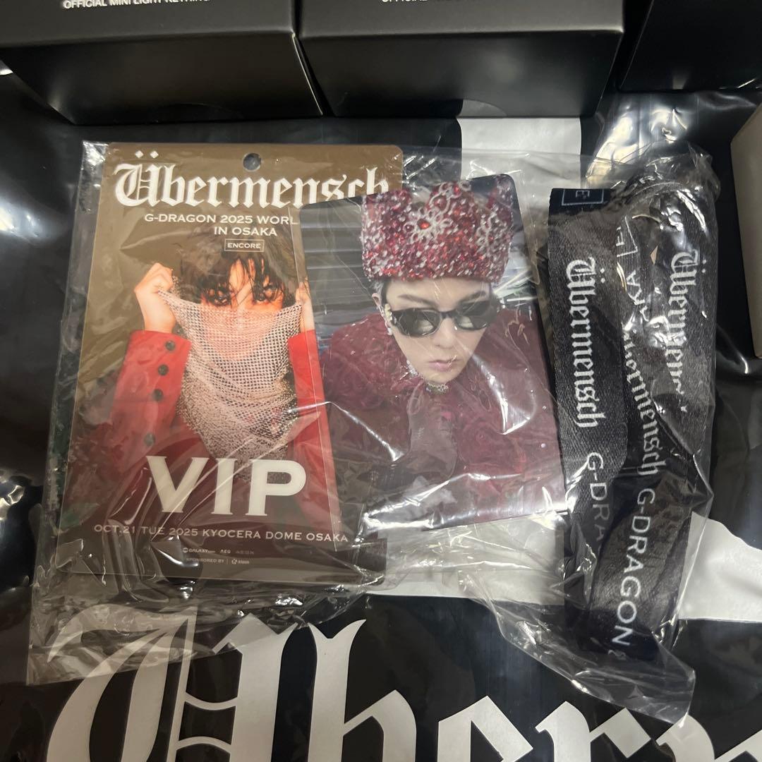 G-DRAGON ÜBERMENSCH グッズ　特典　まとめ