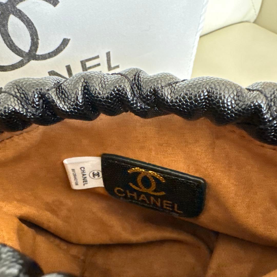 CHANEL 新品　ノベルティ　ショルダーバッグ　ゴールドチェーン　ブラック