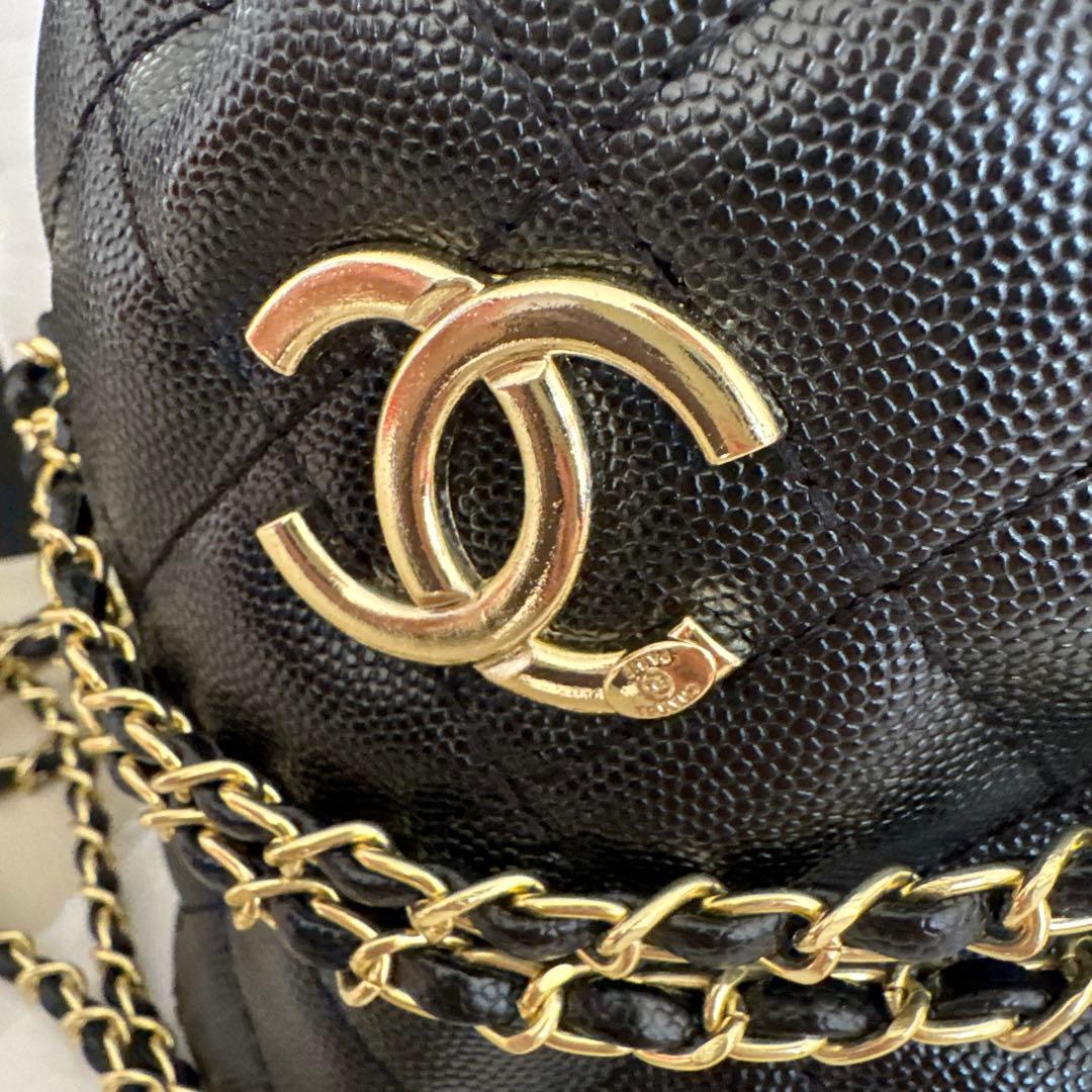 CHANEL 新品　ノベルティ　ショルダーバッグ　ゴールドチェーン　ブラック