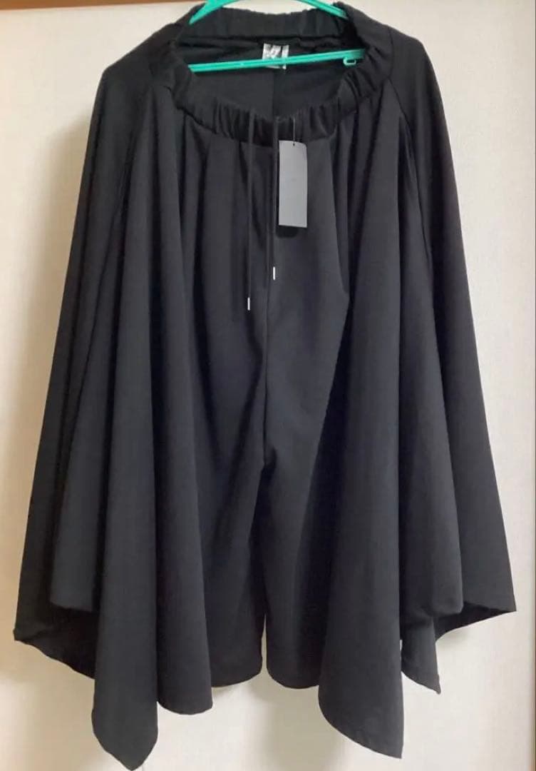 AS SUPER SONIC ブラック サルエルパンツ ガウチョパンツ