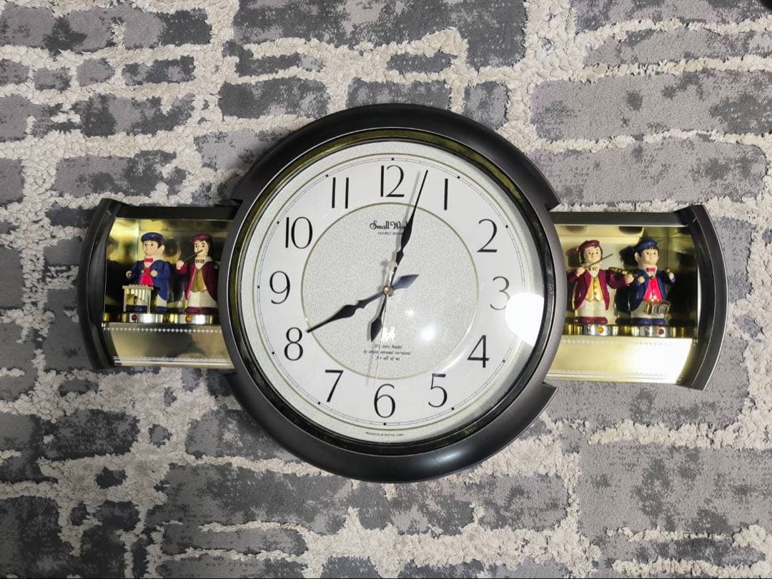 リズム時計 スモールワールド音楽隊 ジャンク品　4MH638