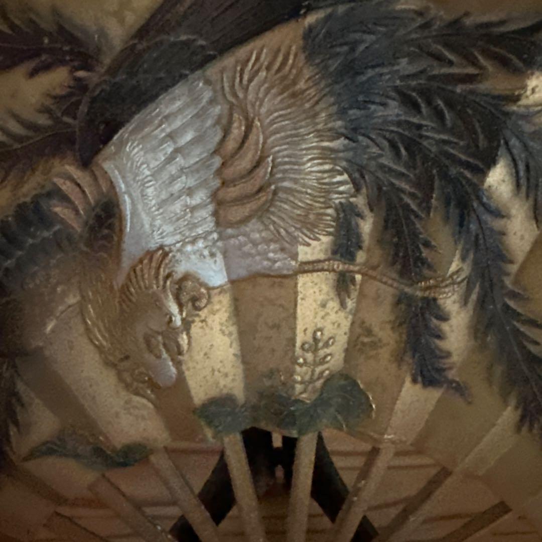 鳳凰デザインの日本の扇子