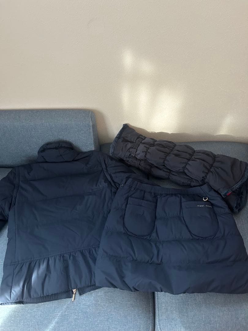 マリクレール　レッグウォーマー　ヒールクリーク　ダウンセットアップ　定価10万