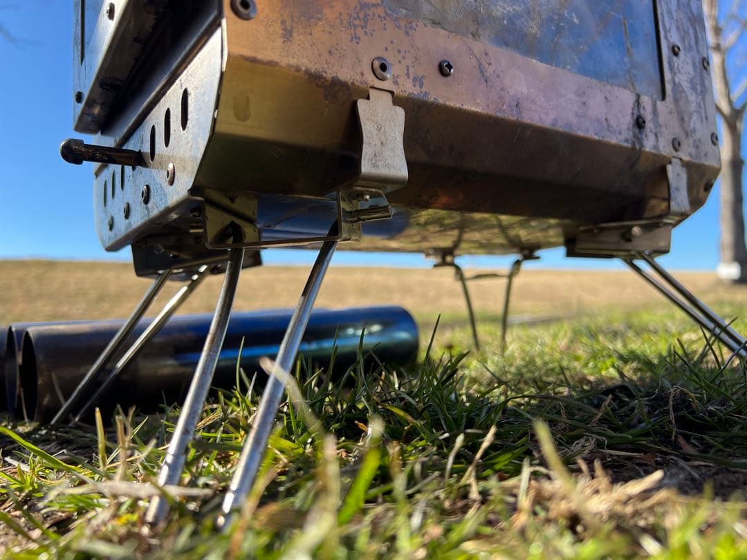 ポータブル薪ストーブ ステンレス製