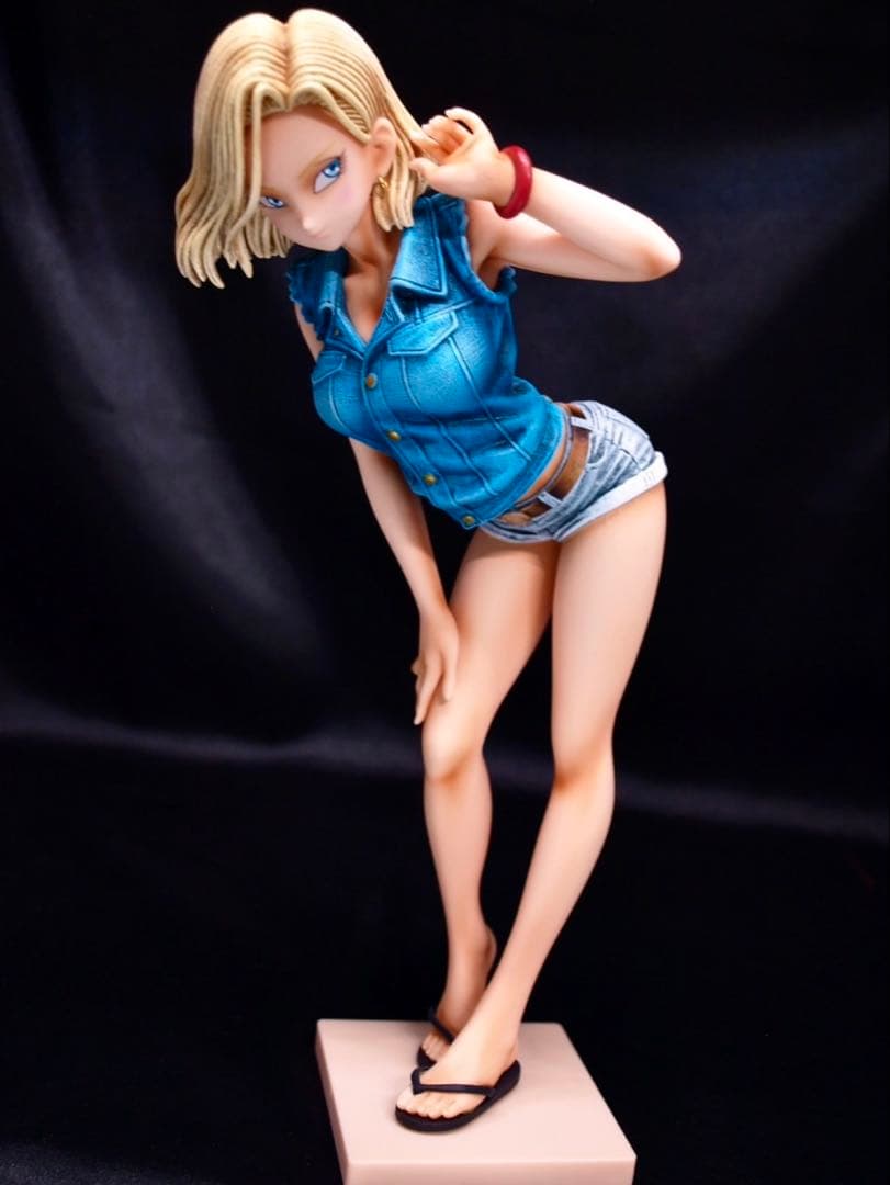 ドラゴンボール 人造人間18号 フィギュア リペイント グリッター&グラマラスA