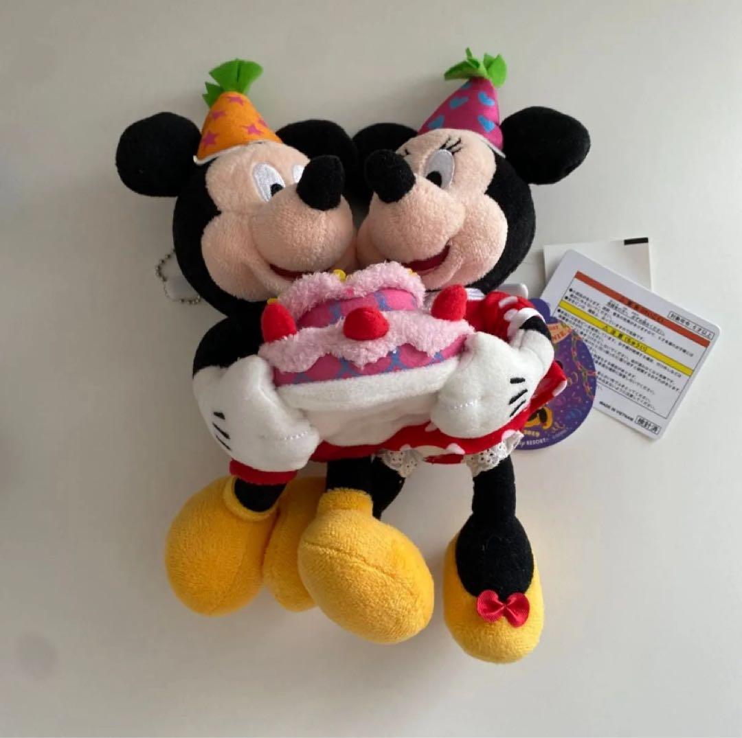 【新品】ディズニー ぬいぐるみ フラッフィープラッシー ミッキー ミニー 誕生日