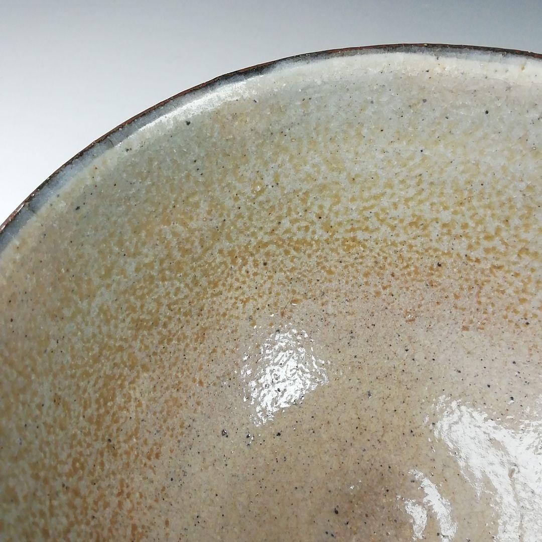 Ｔ３３５　茶碗　『唐津茶碗』『日在窯　鶴田豊己 作』　共箱　抹茶碗　茶道具