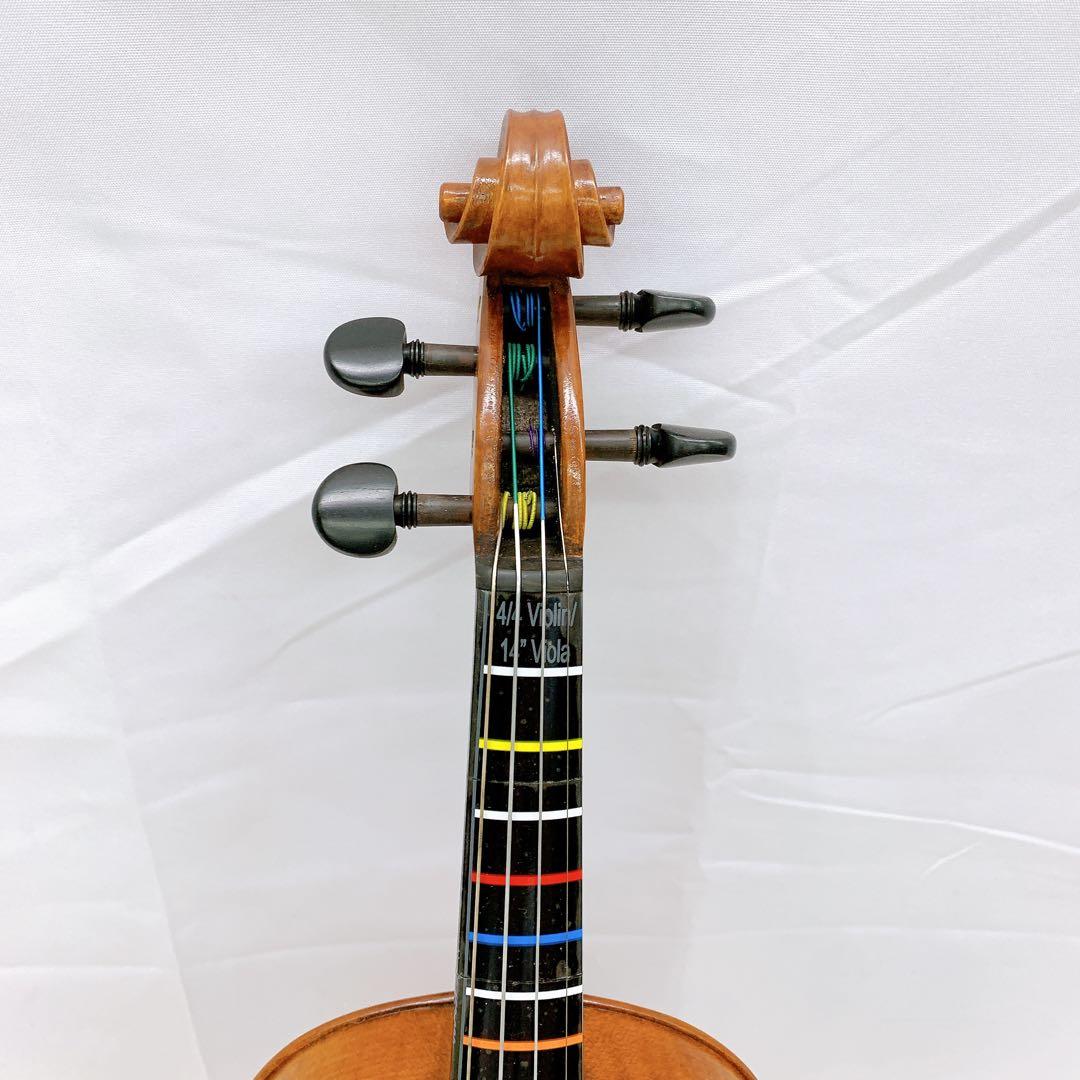 7B9 ニコロサンティNSN60S バイオリン 4/4 美品 弓 ケース 肩当付