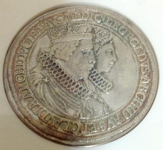 1626年 オーストリア 神聖ローマ帝国 レオポルド5世 2ターラー銀貨 XF