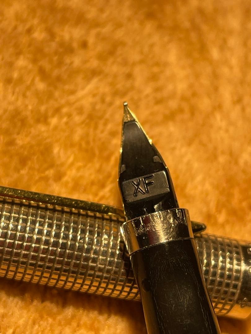 PARKER 万年筆　14K スターリングシルバー　XF パーカー