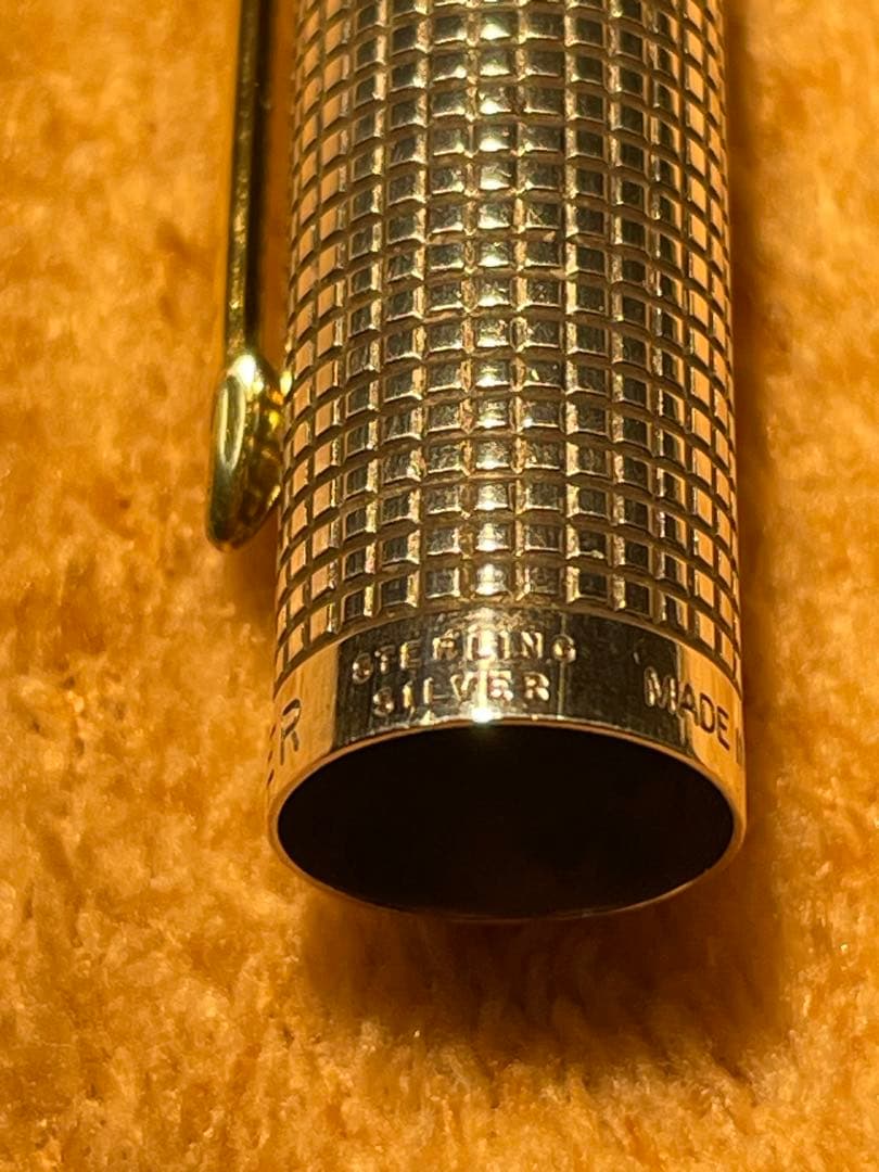 PARKER 万年筆　14K スターリングシルバー　XF パーカー