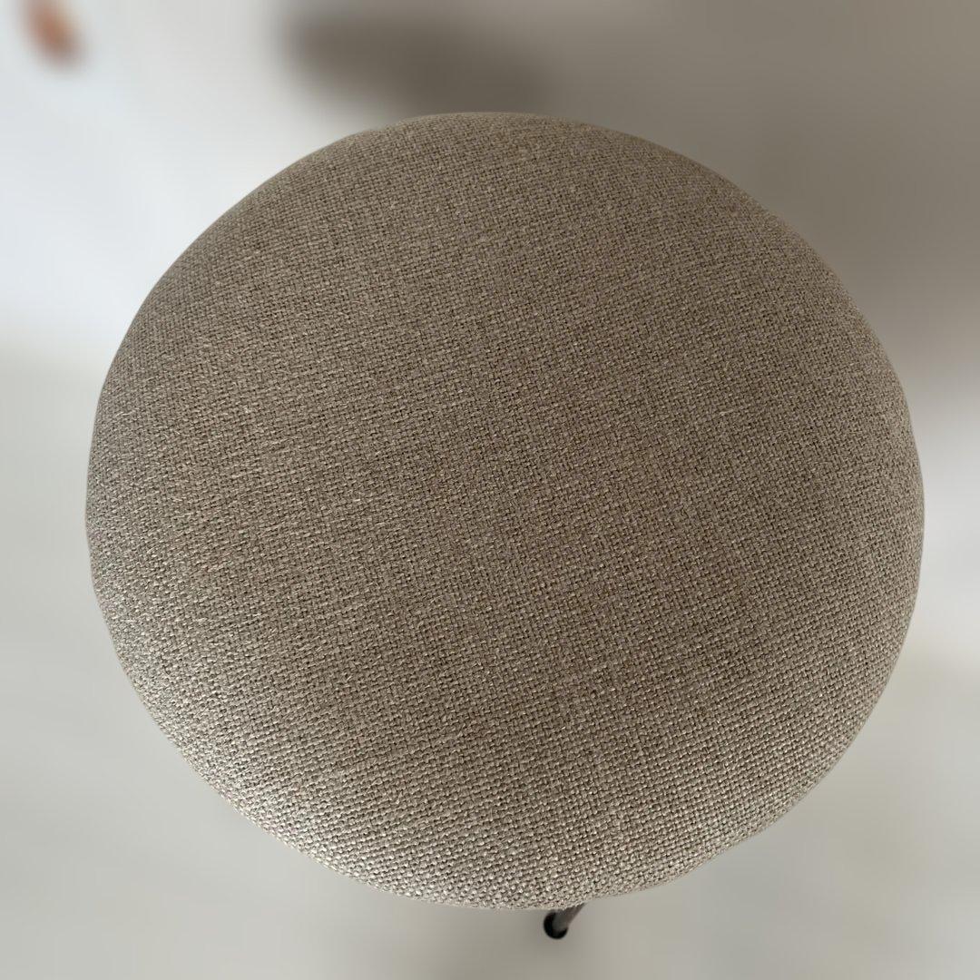 ZARA  リネン スイベル バースツール（回転式）スツールB