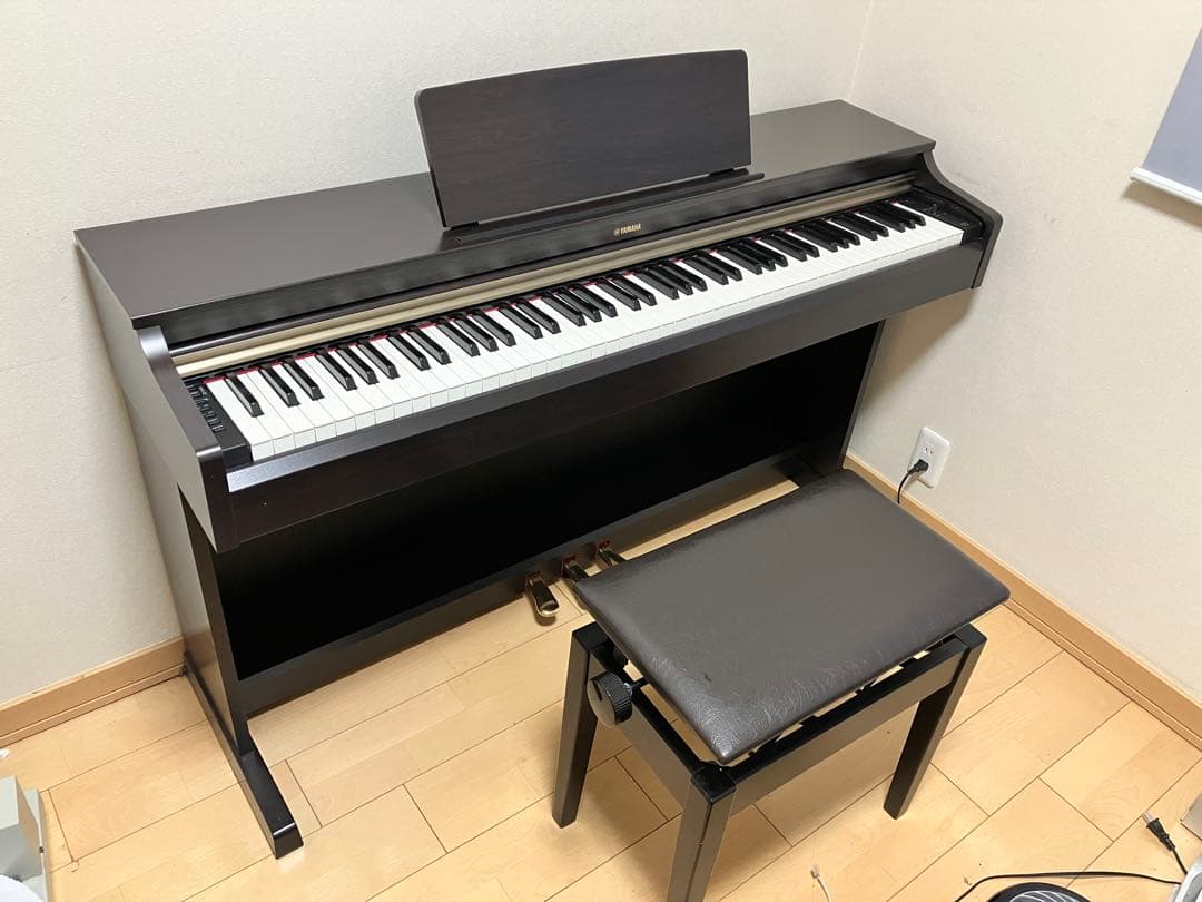 【手渡しのみ】【美品】ヤマハ電子ピアノ ARIUS YDP-162 ダークウッド