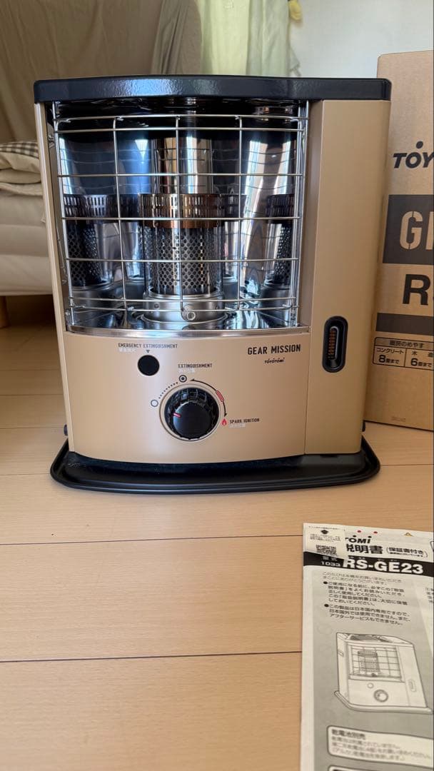 石油ストーブ トヨトミGEAR MISSION RS-GE23 コヨーテブラウン