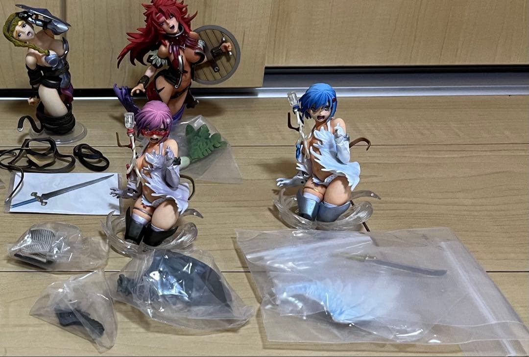 最終値下げ。 クイーンズブレイド　超像フィギュア　まとめ売り。