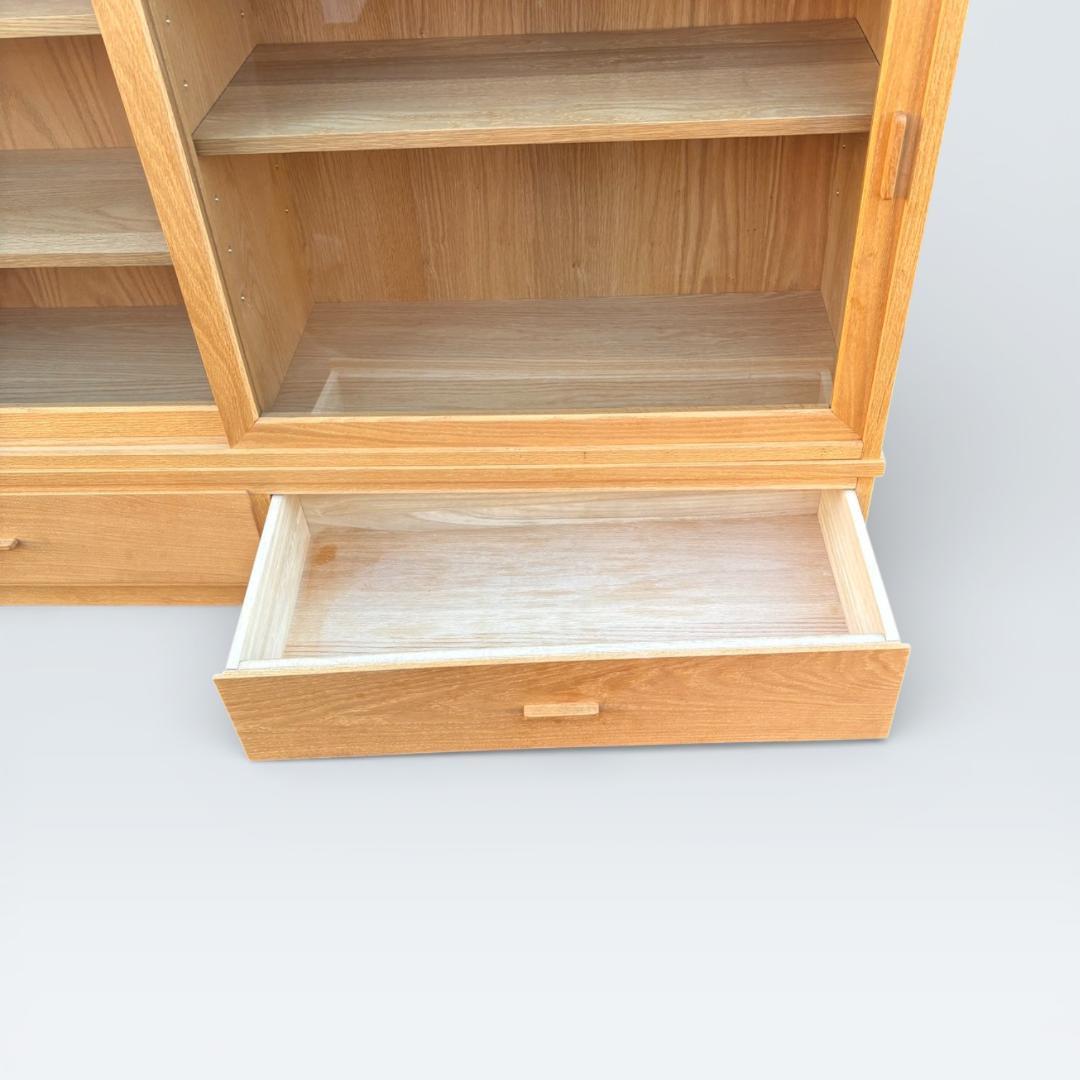 【最終価格】レグナテック 天然木 キャビネット 飾り棚 サイドボード 幅150