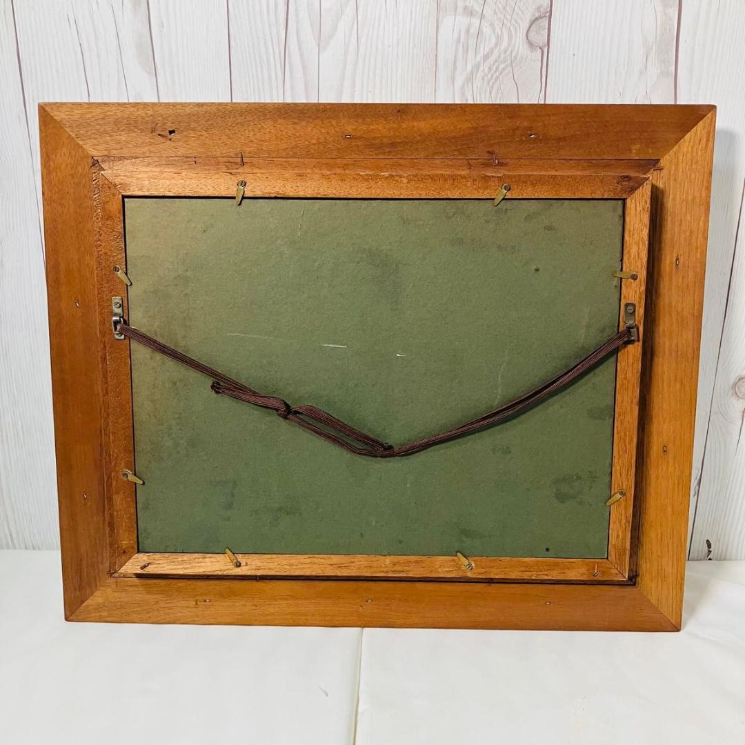 【希少】『山湖初夏』石川滋彦作 油絵 サイン有 裏書有 額縁付き 油彩