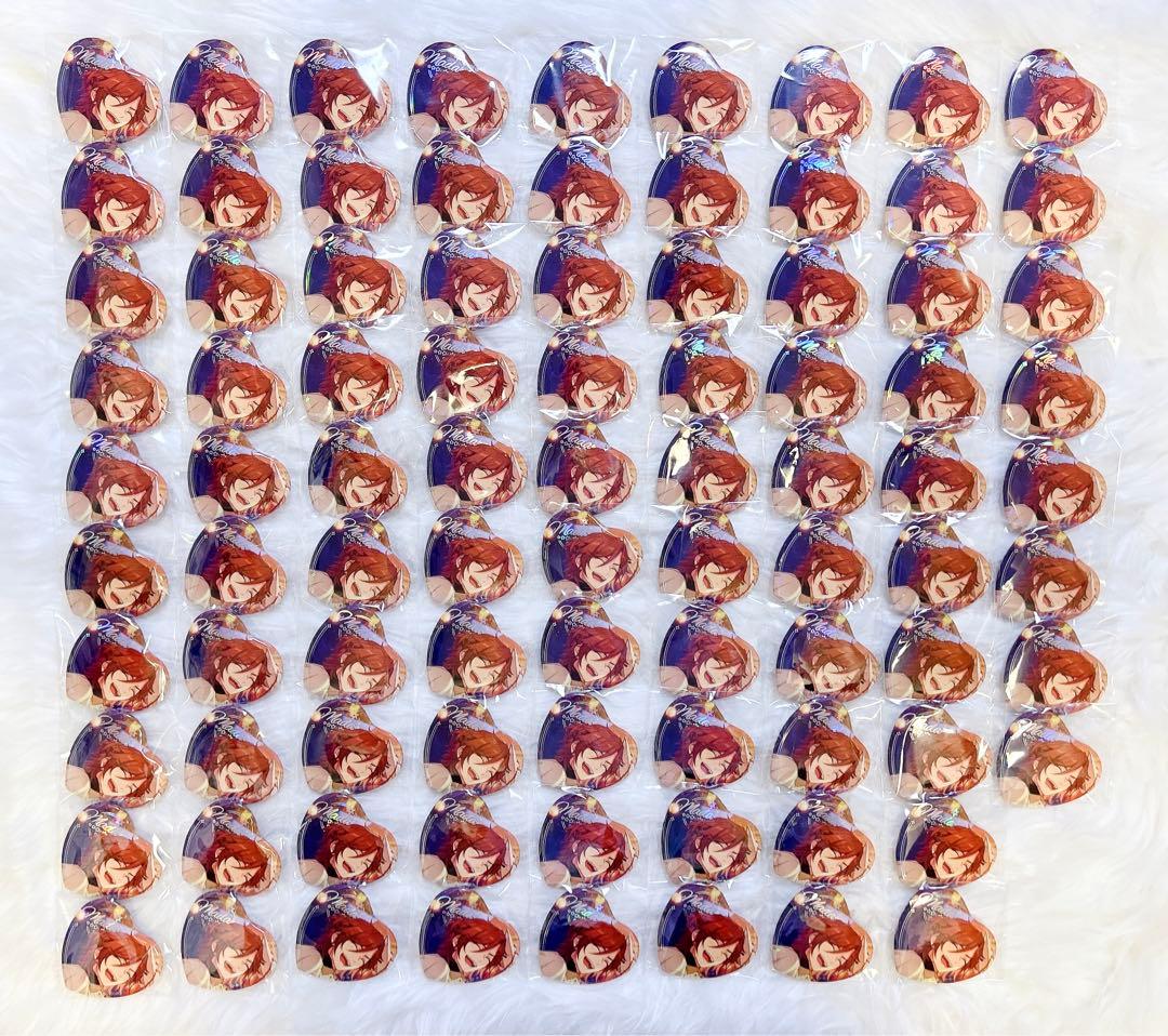 あんスタ 中国 ハート缶バッジ 心光印彩 三毛縞斑 88点