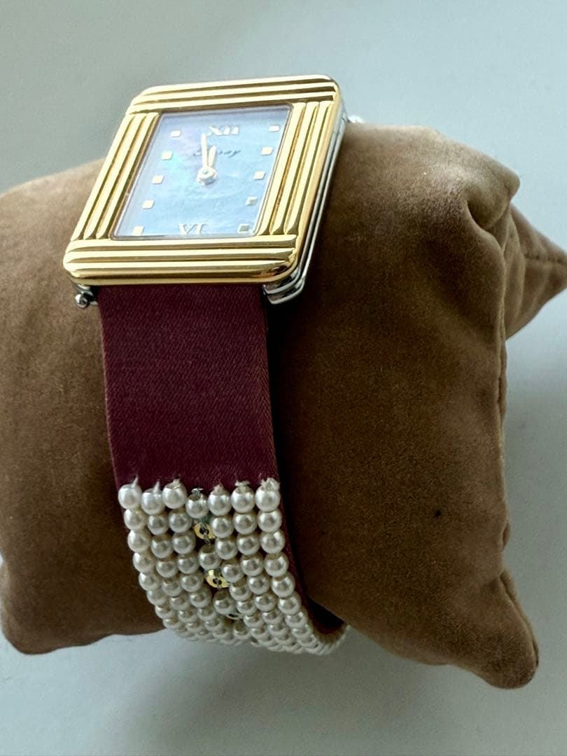 n*o様 ポアレPoiray マプルミエ 腕時計 純正ベルト　145mmパール