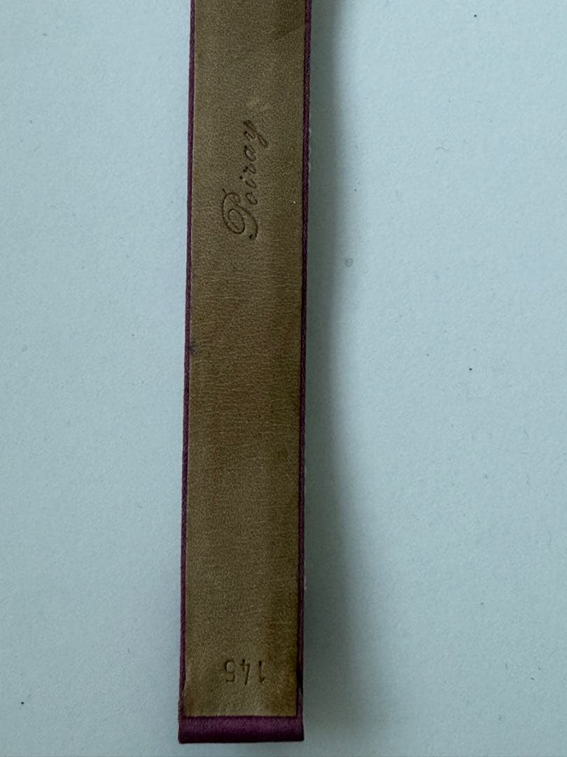 n*o様 ポアレPoiray マプルミエ 腕時計 純正ベルト　145mmパール