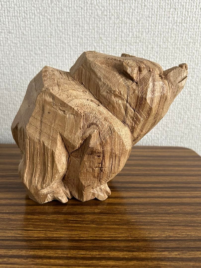 吉田マホガニー ／ 翠帆　木彫り