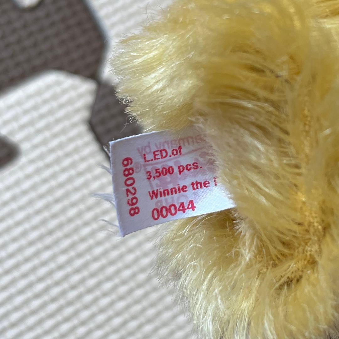 シュタイフ くまのプーさんぬいぐるみ　テディベア　ディズニー　コレクター