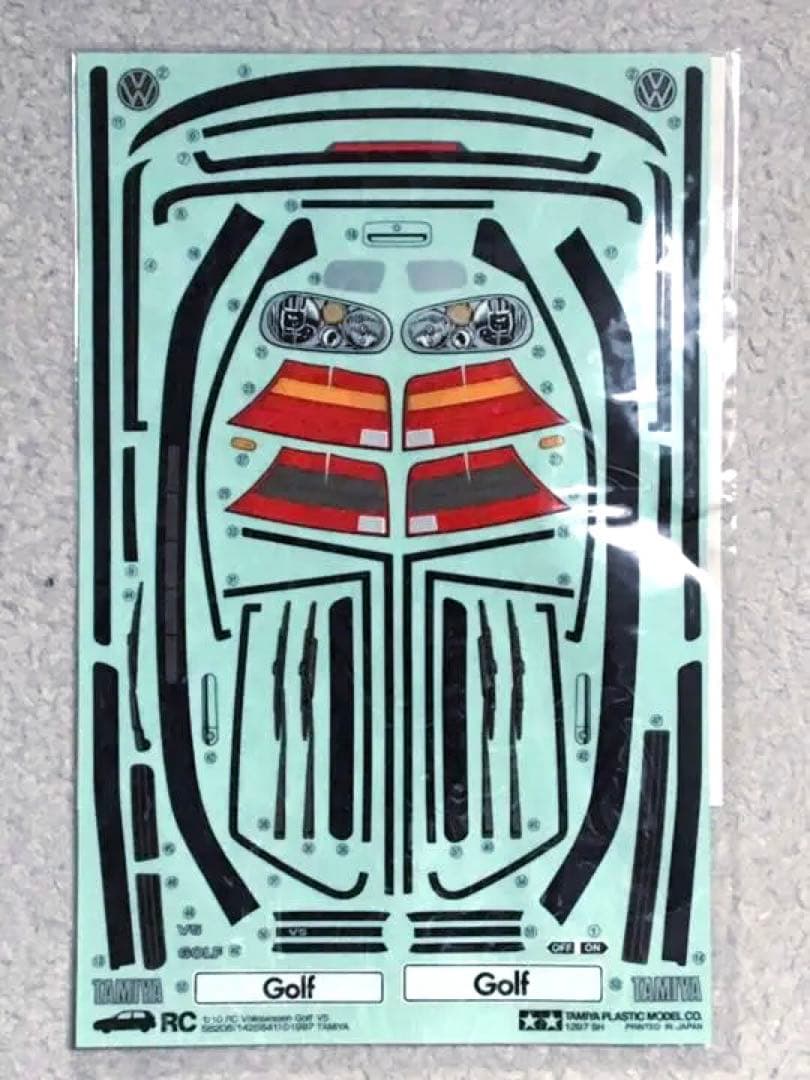 当時モノ タミヤ RC 1/10 フォルクスワーゲン・ゴルフ V5 FFカー