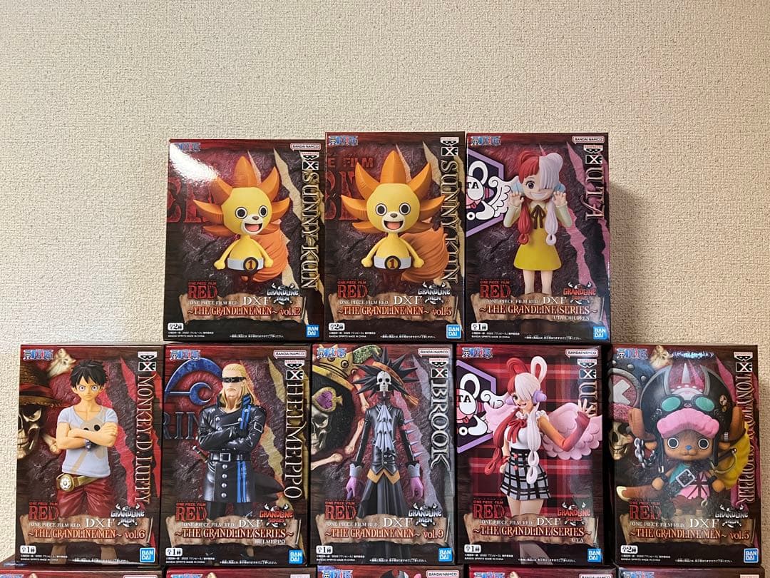 the grandline dxf one piece film red セット
