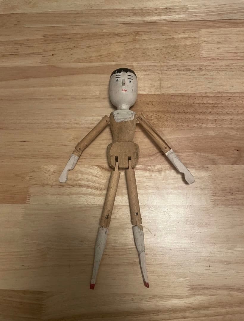 アンティーク雑貨★ペグドール人形★チャイナヘッドドール★ミニョネットビスクドール