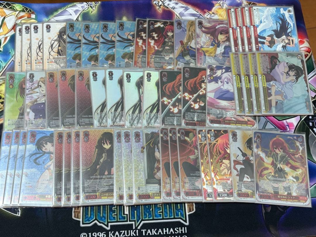 ヴァイスシュヴァルツ 灼眼のシャナ デッキ パーツ付き